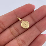 Dije Letra J 0.45gr / 1.5cm / Medalla Oro Amarillo 18K &