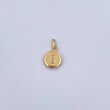 Dije Letra I 0.5gr / 1.5cm / Medalla Oro Amarillo 18K &