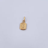 Dije Letra I 0.35gr / 1.5cm / Liso Oro Amarillo 18K &