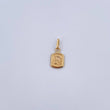 Dije Letra F 0.35gr / 1.5cm / Liso Oro Amarillo 18K &