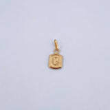 Dije Letra G 0.35gr / 1.5cm / Liso Oro Amarillo 18K &