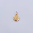 Dije Letra P 0.45gr / 1.5cm / Medalla Oro Amarillo 18K &