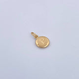 Dije Letra P 0.45gr / 1.5cm / Medalla Oro Amarillo 18K &