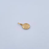 Dije Letra S 0.4gr / 1.5cm / Medalla Oro Amarillo 18K &