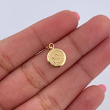 Dije Letra S 0.4gr / 1.5cm / Medalla Oro Amarillo 18K &