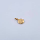 Dije Letra R 0.45gr / 1.5cm / Medalla Oro Amarillo 18K &