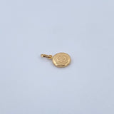Dije Letra C 0.45gr / 1.5cm / Medalla Oro Amarillo 18K &