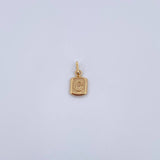 Dije Letra C 0.4gr / 1.5cm / Liso Oro Amarillo 18K &