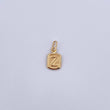 Dije Letra Z 0.35gr / 1.5cm / Liso Oro Amarillo 18K &
