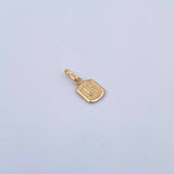 Dije Letra U 0.35gr / 1.5cm / Liso Oro Amarillo 18K &