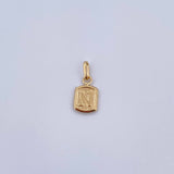 Dije Letra N 0.3gr / 1.5cm / Liso Oro Amarillo 18K &