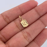 Dije Letra N 0.35g / 1.5cm Oro Amarillo 18K