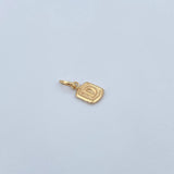Dije Letra D 0.35gr / 1.5cm / Liso Oro Amarillo 18K &