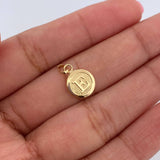 Dije Letra E 0.45gr / 1.5cm / Medalla Oro Amarillo 18K &
