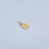 Dije Letra S 0.35gr / 1.5cm / Liso Oro Amarillo 18K &