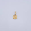 Dije Letra S 0.3gr / 1.5cm / Liso Oro Amarillo 18K &