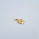 Dije Letra T 0.35gr / 1.5cm / Liso Oro Amarillo 18K &