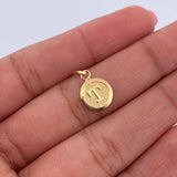 Dije Letra T 0.45gr / 1.5cm / Medalla Oro Amarillo 18K &