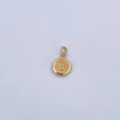 Dije Letra T 0.45gr / 1.5cm / Medalla Oro Amarillo 18K &