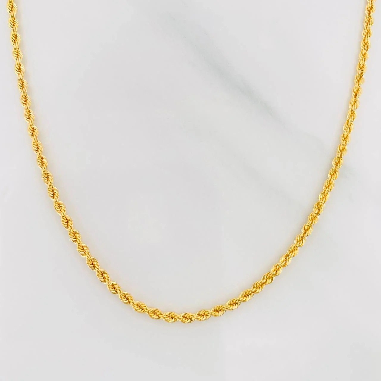 Cadena Lazo 2.3g / 60cm / 1.8mm Oro Amarillo 18K
