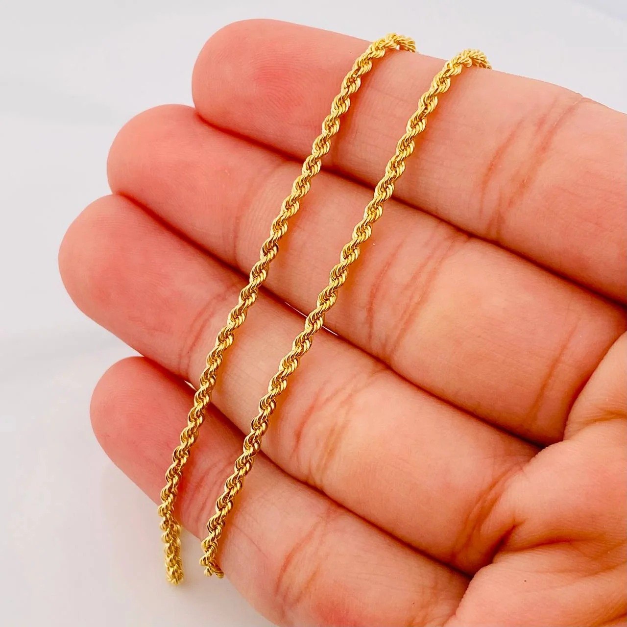 Cadena Lazo 2.3g / 60cm / 1.8mm Oro Amarillo 18K