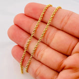 Cadena Lazo 2.3g / 60cm / 1.8mm Oro Amarillo 18K