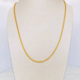 Cadena Lazo 2.3g / 60cm / 1.8mm Oro Amarillo 18K