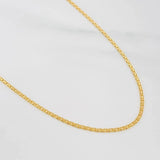 Cadena China 3.35g / 50cm / 1.5mm Oro Amarillo 18K