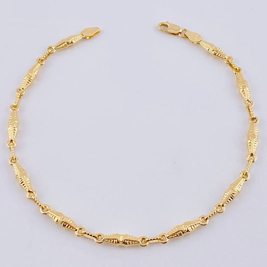 Pulso Dubai 4.05 g / 21 cm / 3,4 mm Oro Amarillo 18K