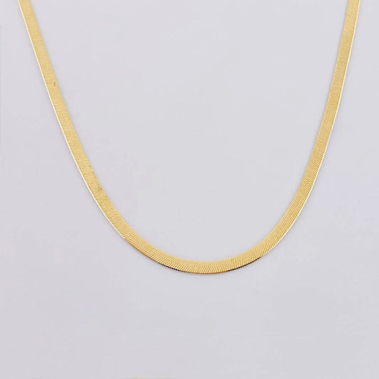 Cadena Espejo 3.2g / 40cm / 2mm Oro Amarillo 18K