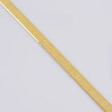 Cadena Espejo 3.2g / 40cm / 2mm Oro Amarillo 18K