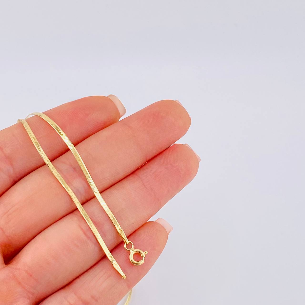 Cadena Espejo 2.4 g / 45 cm / 1.5 mm Oro Amarillo 18K