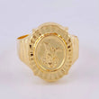 Anillo San Miguel Arcangel 3.6 g / T11 Oro Amarillo 18K