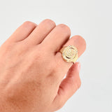 Anillo San Miguel Arcangel 3.5 g / T9 1/2 Oro Amarillo 18K