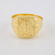 Anillo Sello Virgen De Guadalupe 2.95 g / T10 1/2 Oro Amarillo 18K