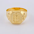 Anillo Virgen Guadalupe Diamantada 3.1 g / T11 Oro Amarillo 18K