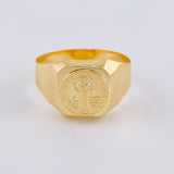Anillo San Benito 3.05 g / T11 1/2 Oro Amarillo 18K