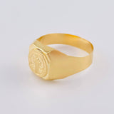 Anillo San Benito 3.05 g / T11 1/2 Oro Amarillo 18K