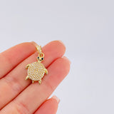Dije Tortuga 2.9 g / 2.7 cm Oro Amarillo 18K