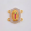 Herraje Virgen Guadalupe 2.1 g / 1.5 cm Tres Oros 18K