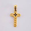 Dije Cruz Panzer 1 g / 2 cm Oro Amarillo 18K