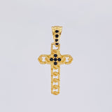 Dije Cruz Panzer 1 g / 2 cm Oro Amarillo 18K