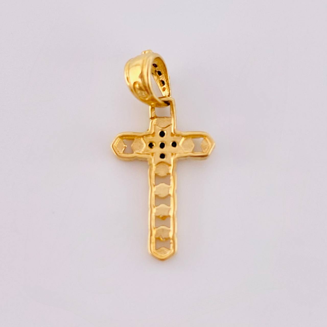 Dije Cruz Panzer 1 g / 2 cm Oro Amarillo 18K