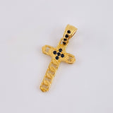 Dije Cruz Panzer 1 g / 2 cm Oro Amarillo 18K