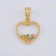Dije Silueta Corazon 2.55 g / 2.6 cm Oro Amarillo 18K