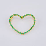 Dije Silueta Corazón 1.05 g / 2 cm Oro Amarillo 18K