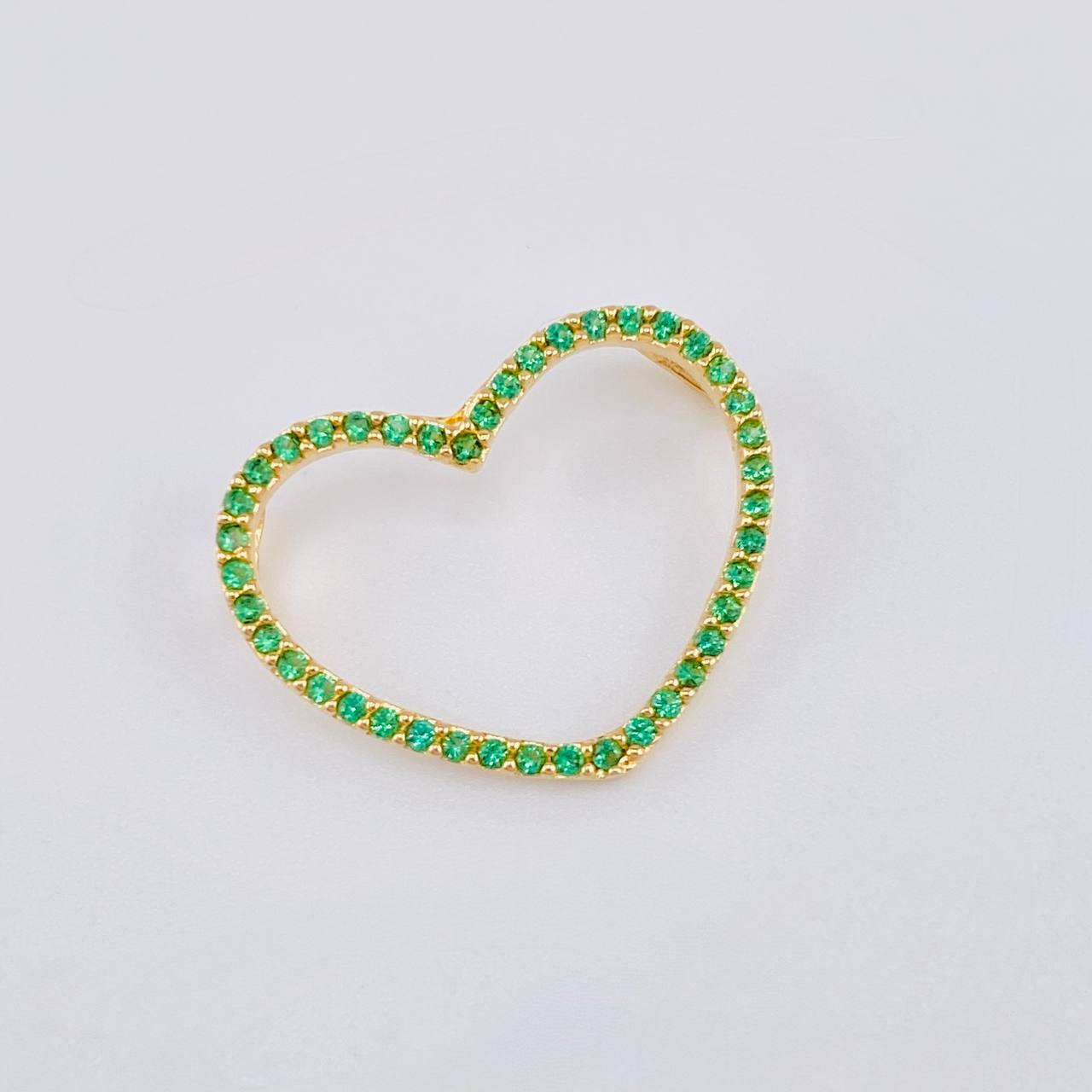 Dije Silueta Corazón 1.05 g / 2 cm Oro Amarillo 18K