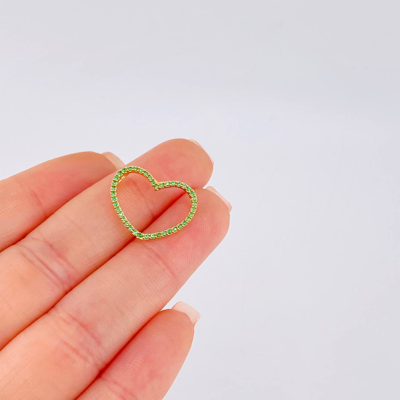 Dije Silueta Corazón 1.05 g / 2 cm Oro Amarillo 18K