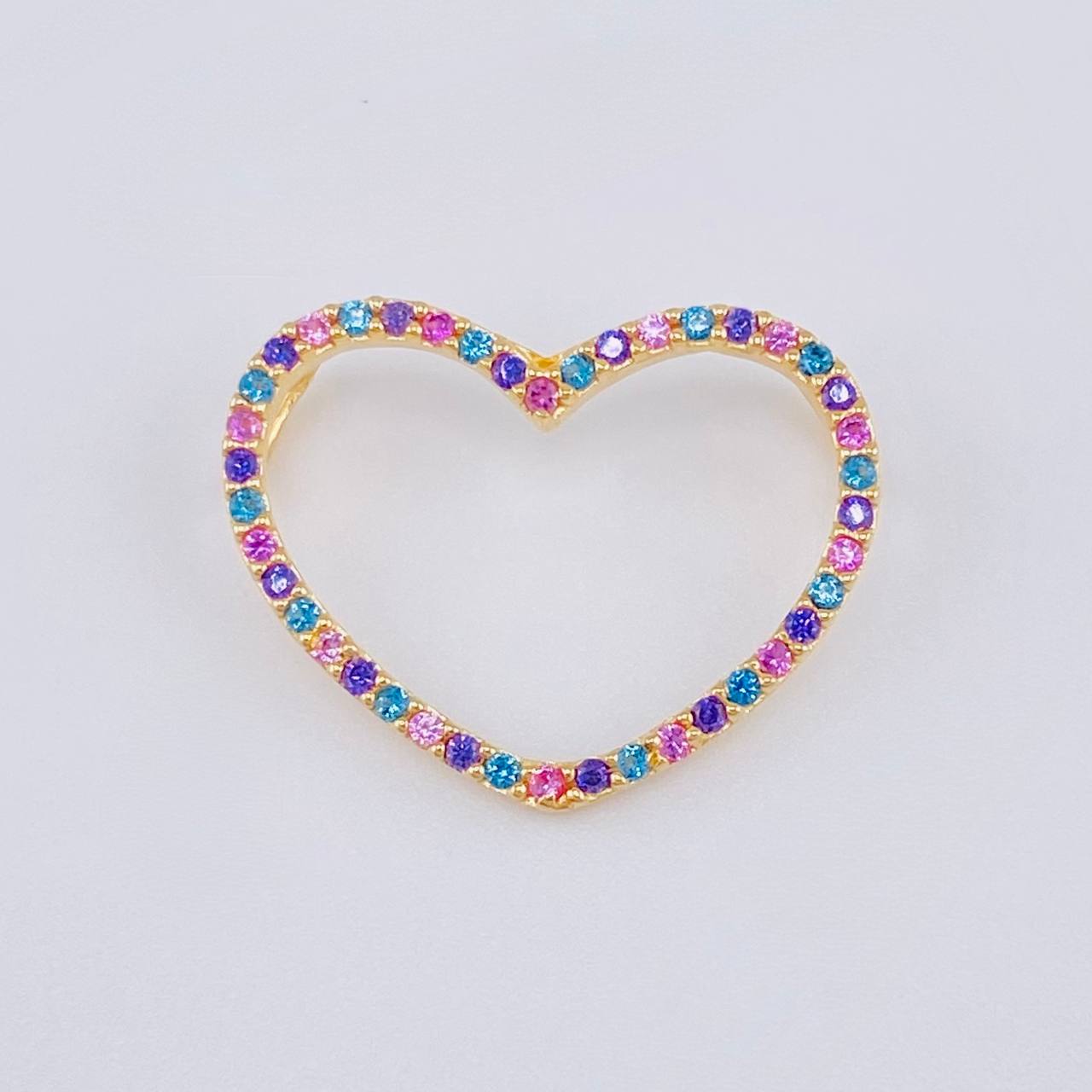 Dije Silueta Corazón 1.05 g / 2 cm Oro Amarillo 18K