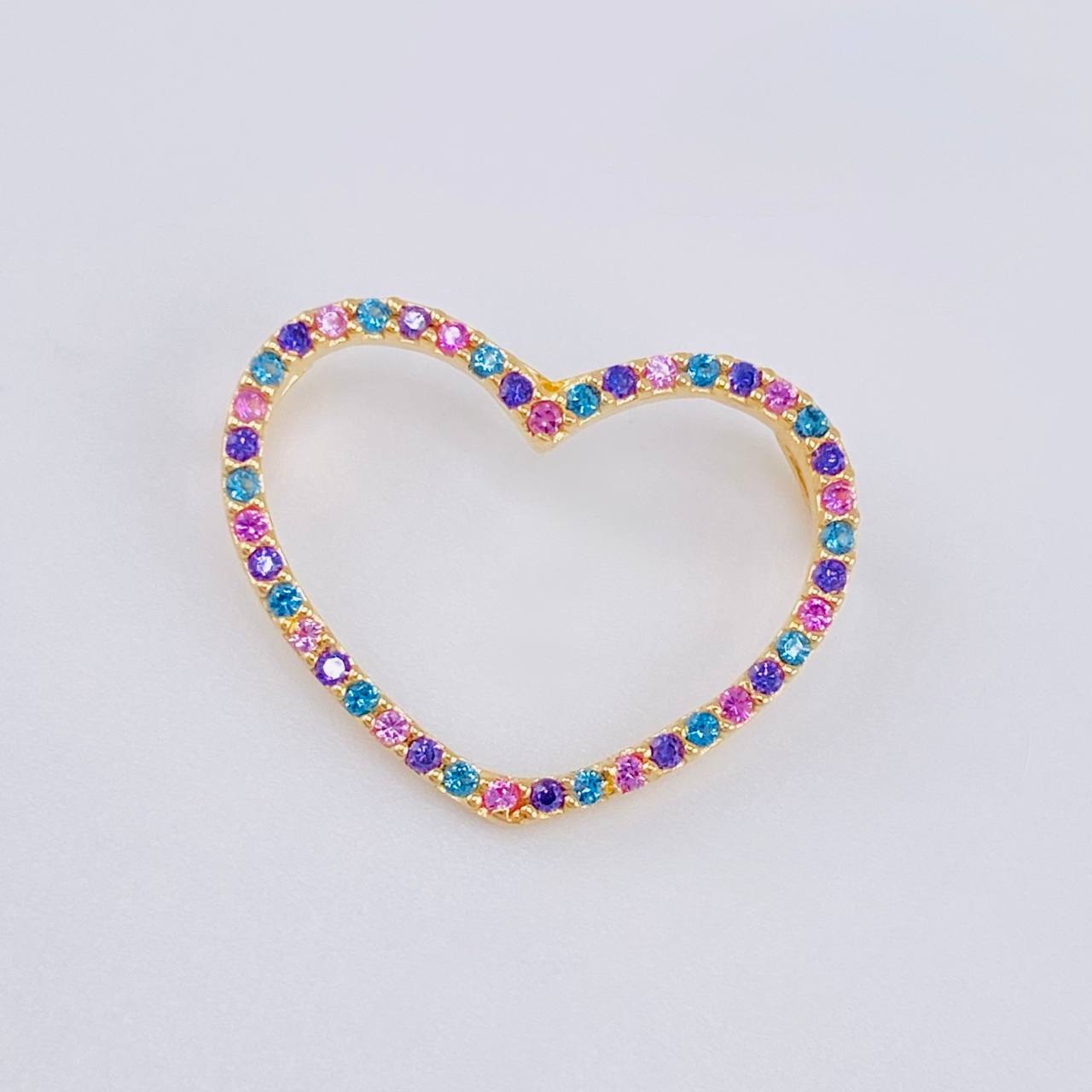 Dije Silueta Corazón 1.05 g / 2 cm Oro Amarillo 18K